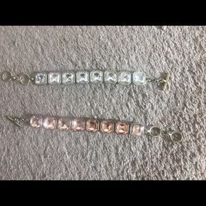 2 Chloe & Isabel precious stone bracelets